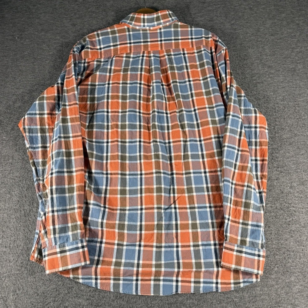 Southern Marsh Shirt Mens SZ Large Plaid Button Down Long Sleeve Cotton Preppy - Picture 3 of 7